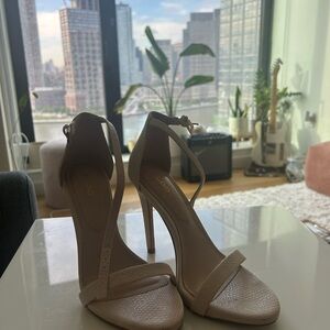 Aldo Tan Stiletto Heels Elegant Minimalist Design